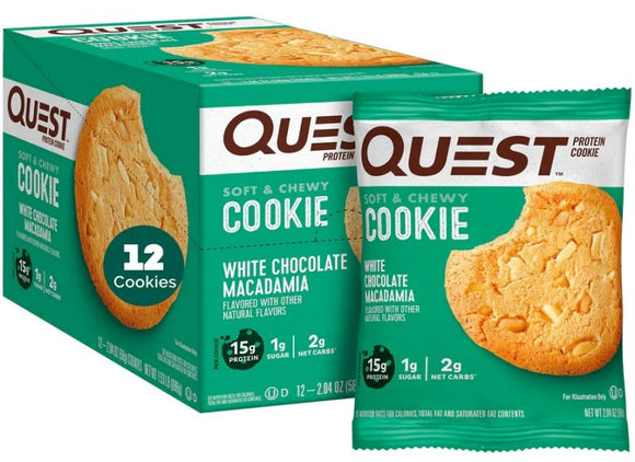 Quest Protein Cookie 12 Box|Cookies|Bodyandfitness.com