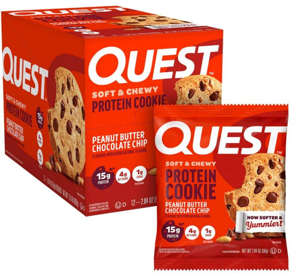 Quest Protein Cookie 12 Box|Cookies|Bodyandfitness.com
