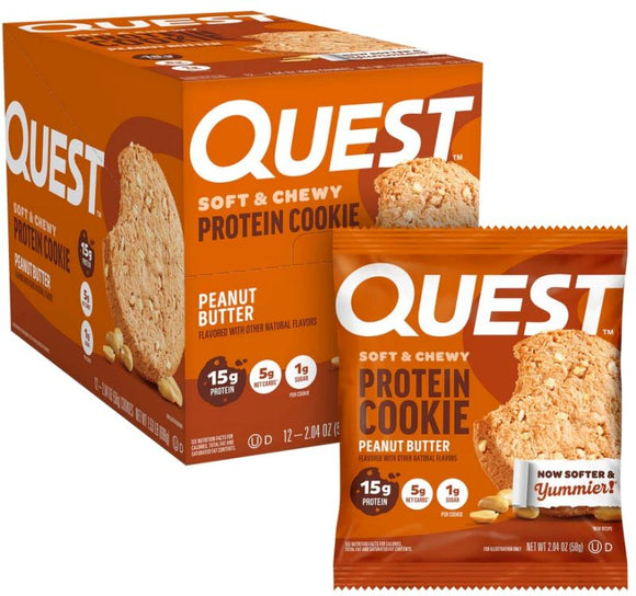 Quest Protein Cookie 12 Box|Cookies|Bodyandfitness.com