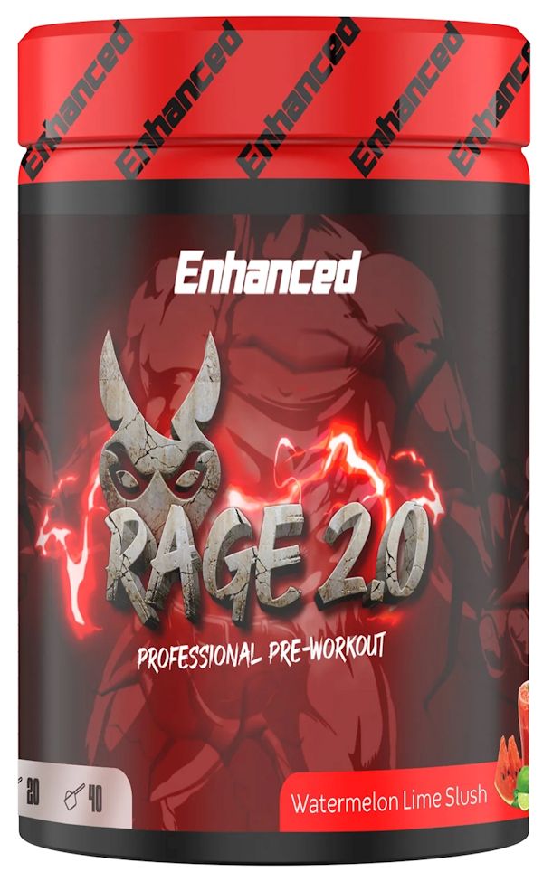 Enhanced Labs Rage 2.0 Pre-Workout watermelon
