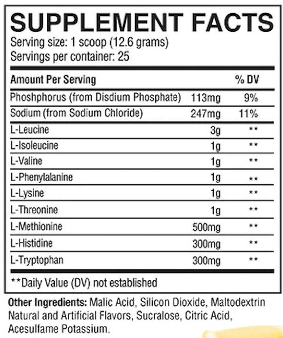 RAW Nutrition EAA Essential Amino Acids|Amino Acids|Bodyandfitness.com