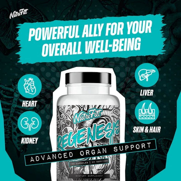Nutrifitt Regenesis 150 Capsules|Liver Support|Bodyandfitness.com