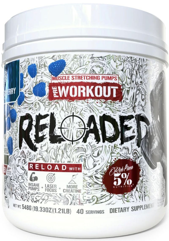 5% Nutrition Reloaded Pumps Pre-Workout