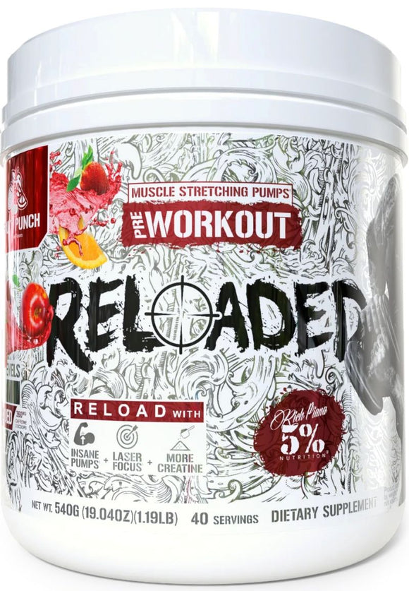 5% Nutrition Reloaded Pumps Pre-Workout