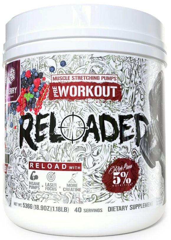 5% Nutrition Reloaded Pumps Pre-Workout