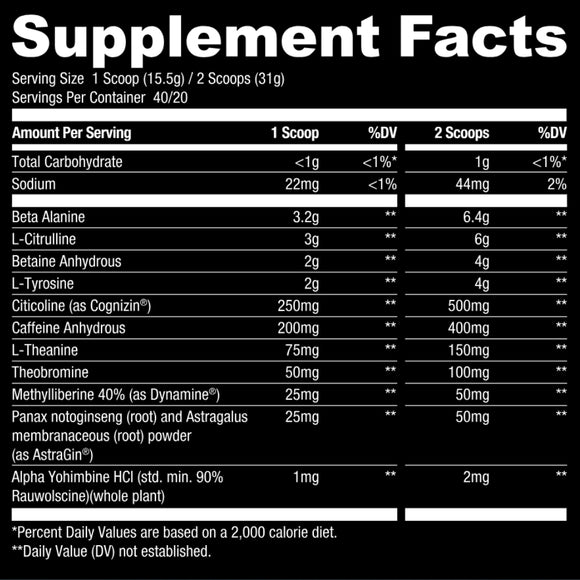 Ryse Supplements Stim Daddy High-Stimulant Pre-Workout|Pre Workout|Bodyandfitness.com
