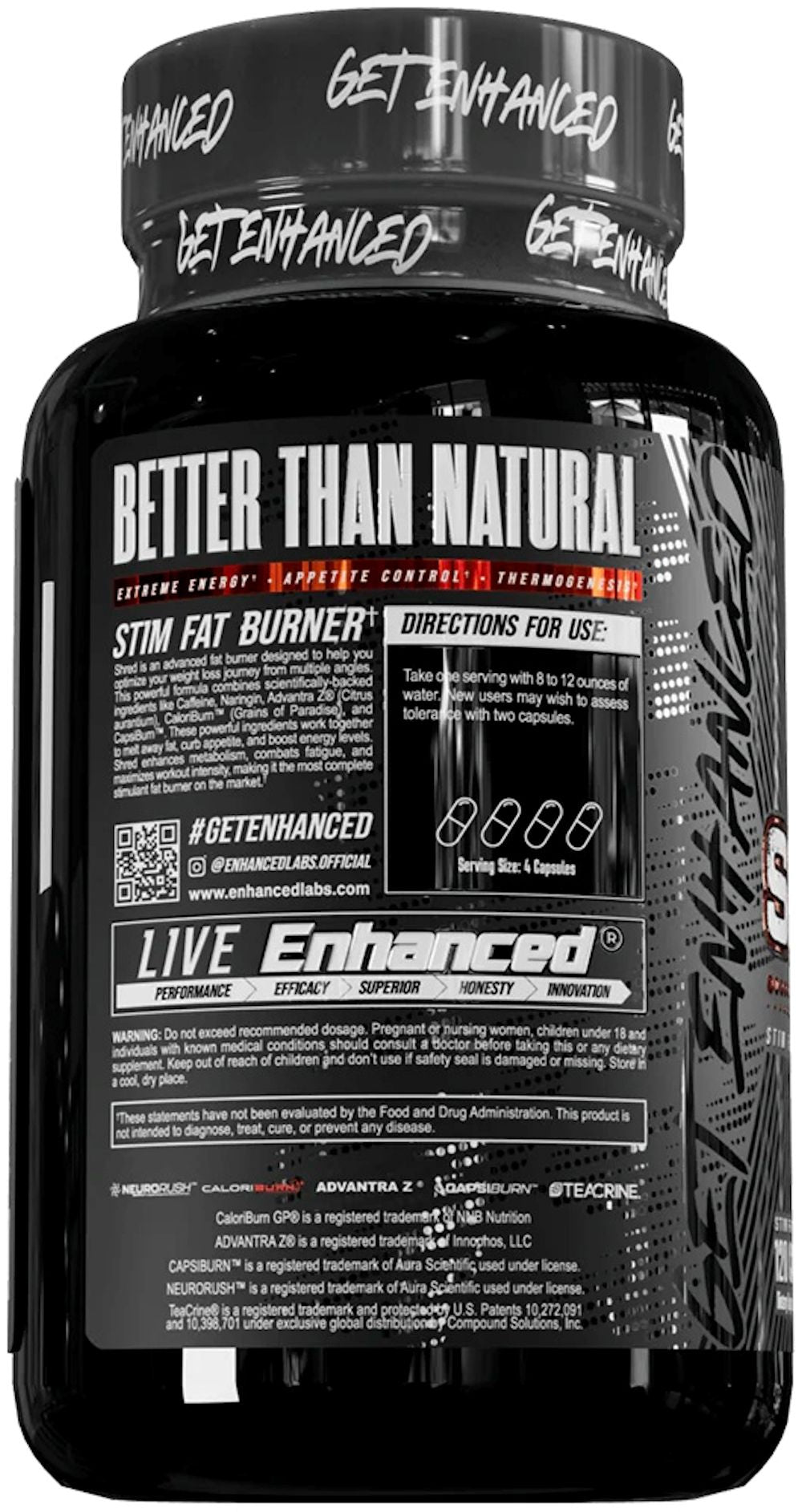 Enhanced Labs Shred bac