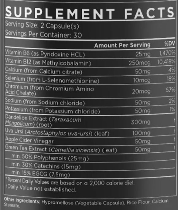 Enhanced Labs Shred XT Diuretic 60 Caps|Diuretics|Bodyandfitness.com