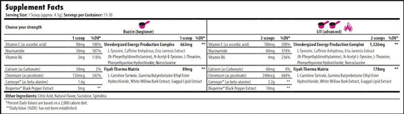 Project AD Shredabull Fire Pre-Workout 30 Servings|Fat Burner|Bodyandfitness.com
