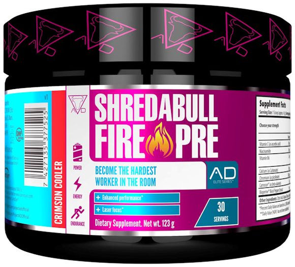 Project AD Shredabull Fire Pre-Workout 30 Servings|Fat Burner|Bodyandfitness.com