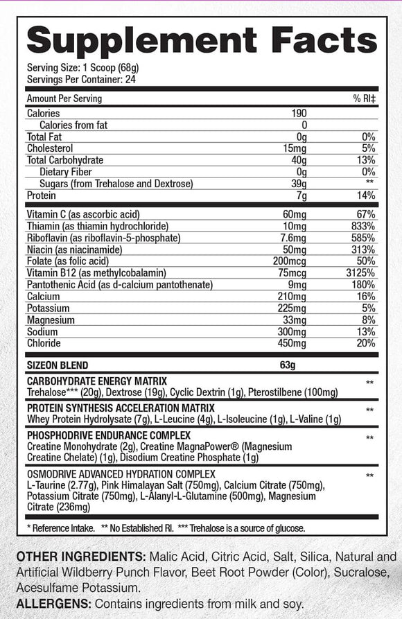 Gaspari Nutrition SizeOn Get Swole Get Big