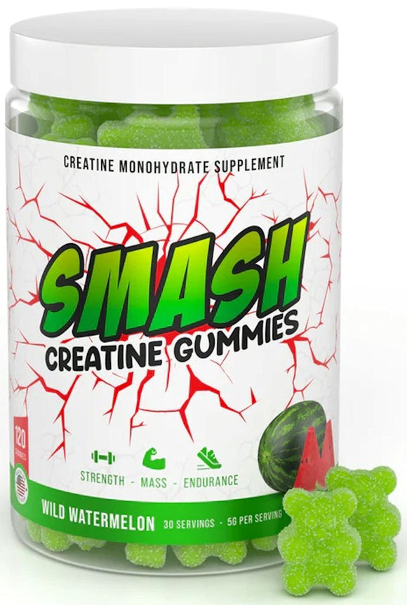 Smash Creatine Gummies 120 ct|Creatine|Bodyandfitness.com