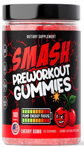Smash Pre-Workout Gummies, Pumps, Energy|Pre Workout|Bodyandfitness.com