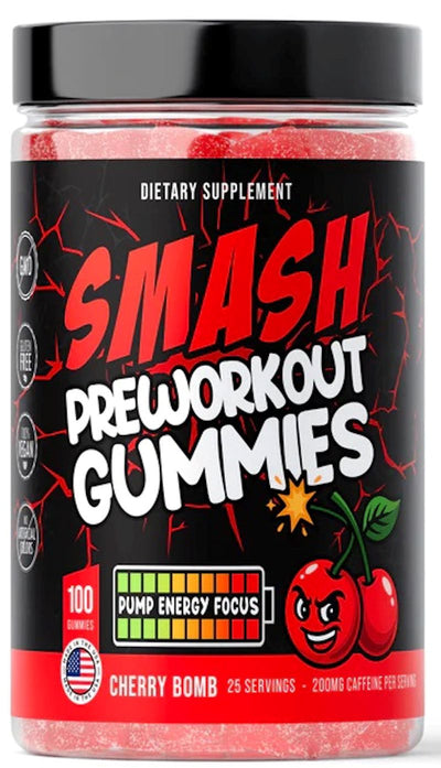 Smash Pre-Workout Gummies, Pumps, Energy|Pre Workout|Bodyandfitness.com