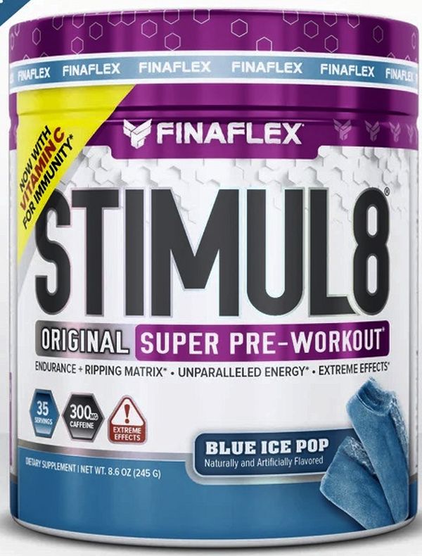 Finaflex Stimul8 Pre-Workout Hardcore blue