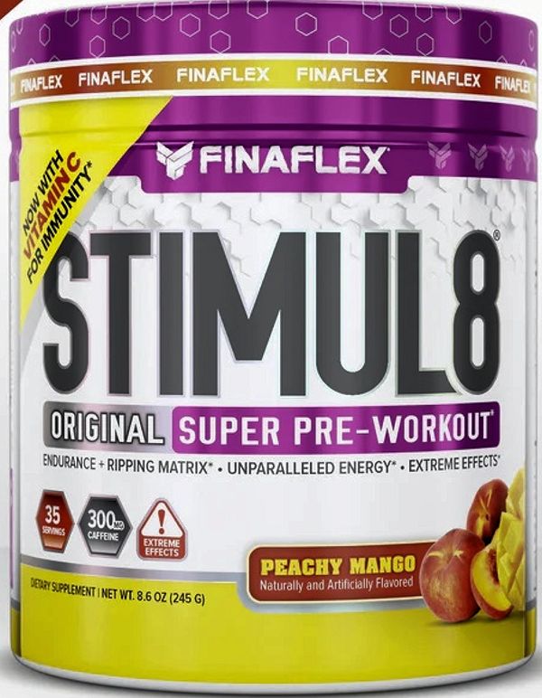 Finaflex Stimul8 Pre-Workout Hardcore peach