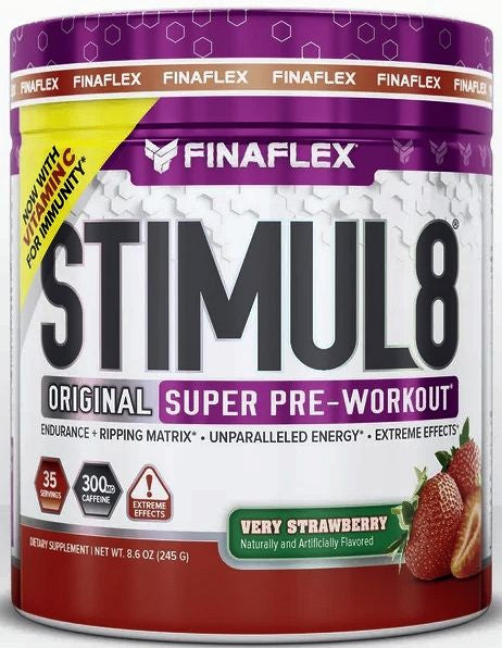 Finaflex Stimul8 Pre-Workout Hardcore strawberry