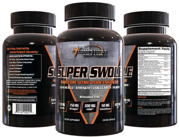Competitive Edge Labs Super Swole Capsules|Muscle Pump|Bodyandfitness.com
