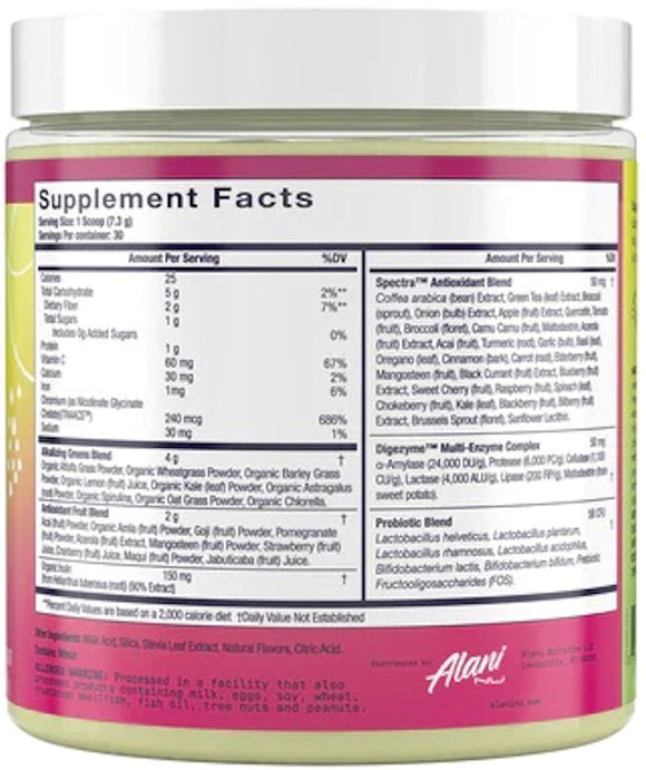 Alani Nu Super Greens|Greens - Superfoods|Bodyandfitness.com