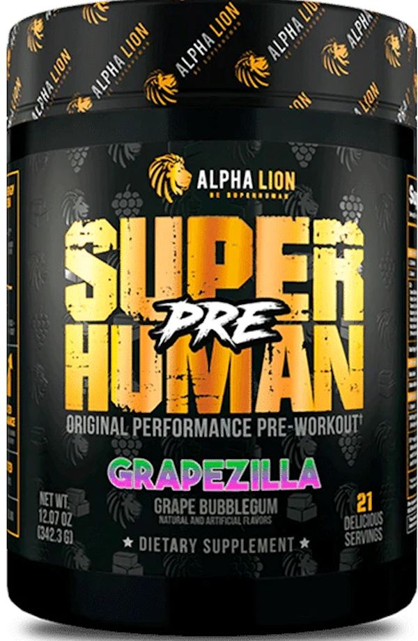 Alpha Lion SuperHuman Pre Performance Pre-Workout blood