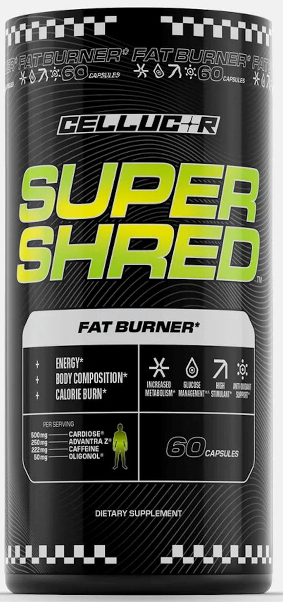 Cellucor Super Shred 60 Capsules|Fat Burner|Bodyandfitness.com