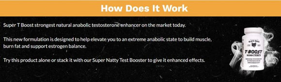 Black Magic Supply Super T Boost Maximum Strength 90 Capsules|Test Booster|Bodyandfitness.com