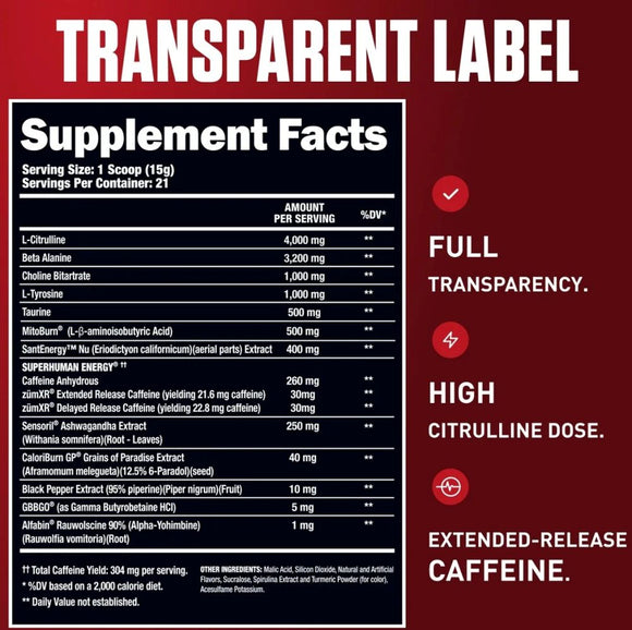 Alpha Lion Superhuman Burn Cherry Licious|Fat Burner|Bodyandfitness.com