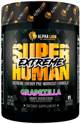 Alpha Lion Super Human Extreme Pre-Workout 42 Serving )|Pre-Workout|Bodyandfitness.com
