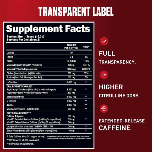 Alpha Lion, Superhuman, Jacked, Pre-Workout, Mango Veiniac|Pre Workout|Bodyandfitness.com