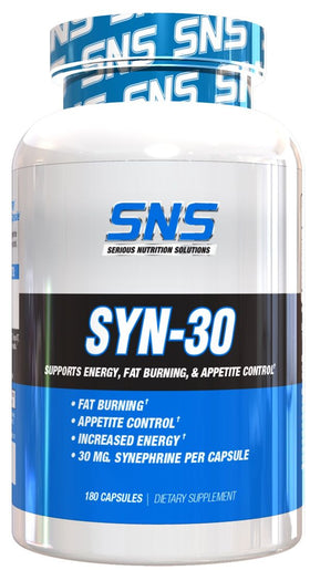 Serious Nutrition Solutions SNS SYN-30 Fat Burner 180 Caps|Appetite Control|Bodyandfitness.com