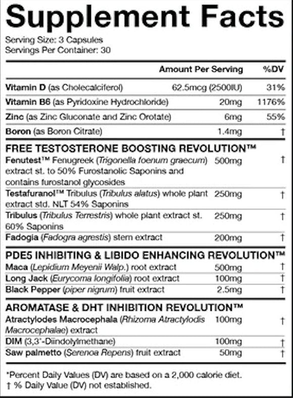 MuscleSport Test Revolution Natural Test Booster|Test Booster|Bodyandfitness.com