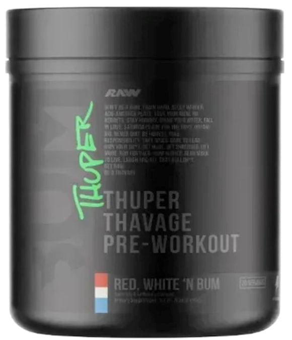 Raw Nutrition BUM Thuper Thavage Pre-Workout