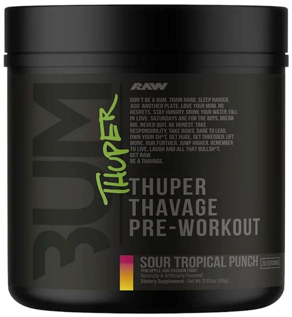 Raw Nutrition BUM Thuper Thavage Pre-Workout
