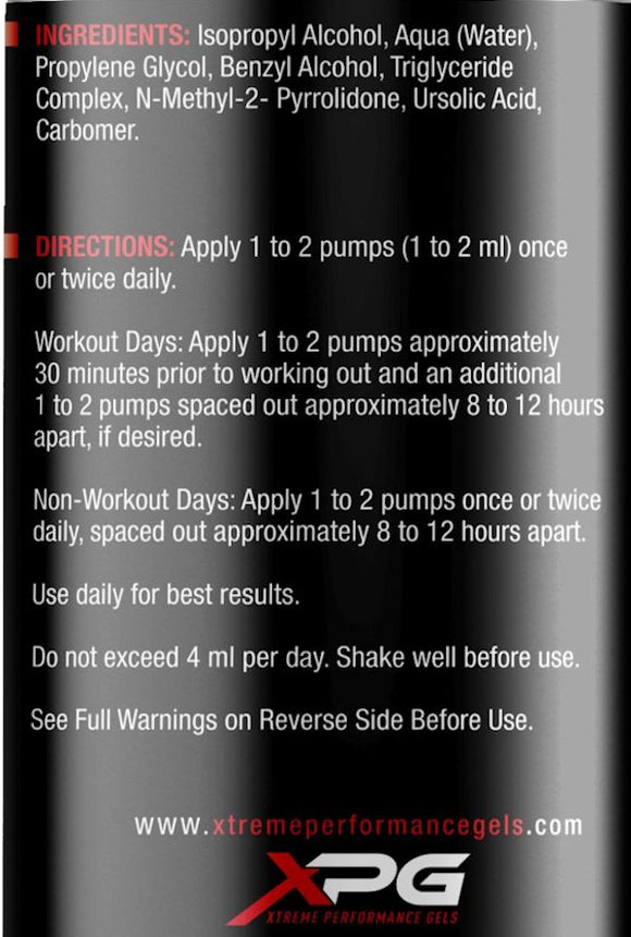 Xtreme Performance Gels XPG Ursa Gel Fat Burner|Fat Burner|Bodyandfitness.com