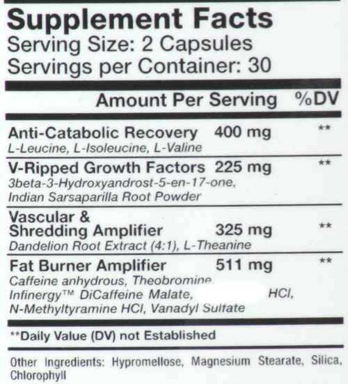 Serious Nutrition Solutions SNS Anabolic XT Hardcore w/FREE V-Ripped
