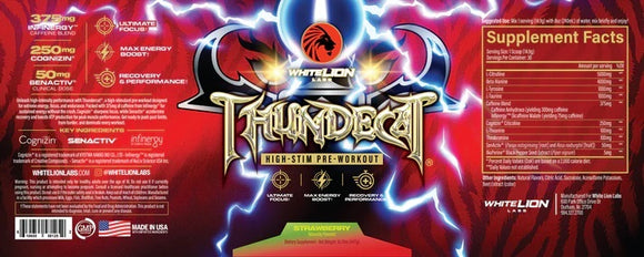White Lion Thundercat High‑Stim Pre‑Workout