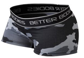 Better Bodies Fitness Hot Pant Grey Camoprint|Women' Clothing|Bodyandfitness.com