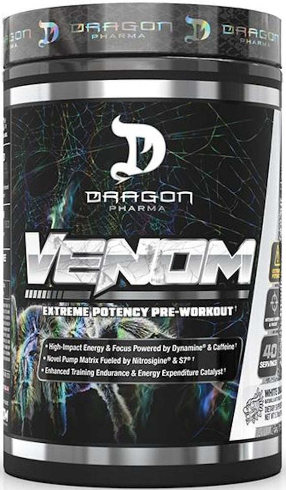 Dragon Pharma Venom 40 servings||Bodyandfitness.com