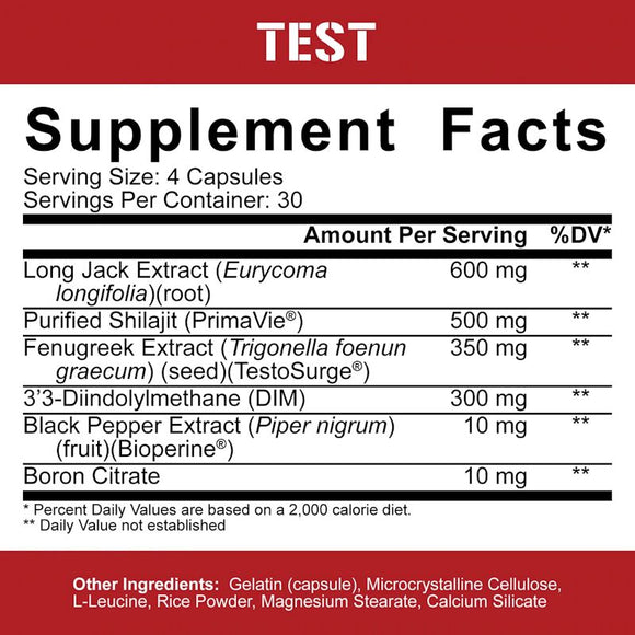 5% Nutrition Test Booster 120 Capsules|Test Booster|Bodyandfitness.com