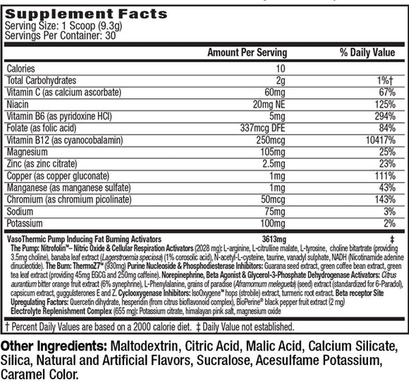 MHP Anadrox Pump & Burn Pre-Workout 30 servings|Pre-Workout|Bodyandfitness.com