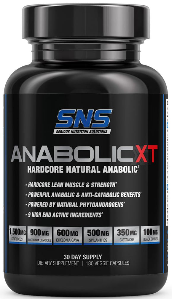 Serious Nutrition Solutions SNS Anabolic XT 180 Capsules|Muscle Builder|Bodyandfitness.com