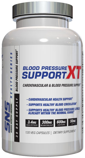 Serious Nutrition Solutions SNS Blood Pressure Support XT 120 Caps|Health Care|Bodyandfitness.com