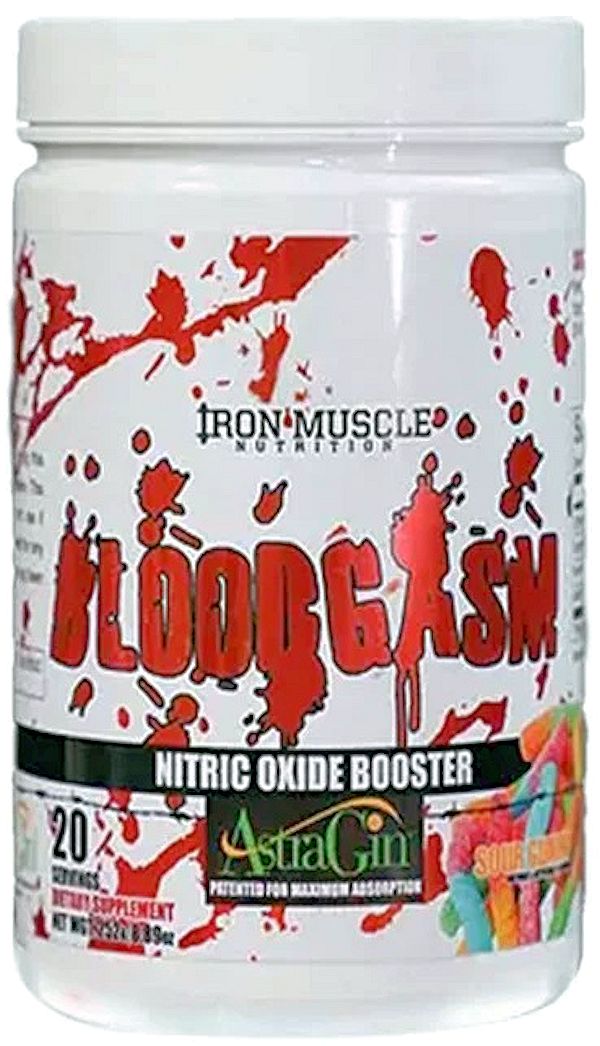 Iron Muscle Bloodgasm Stimulant Free Pre-Workout muscle pump