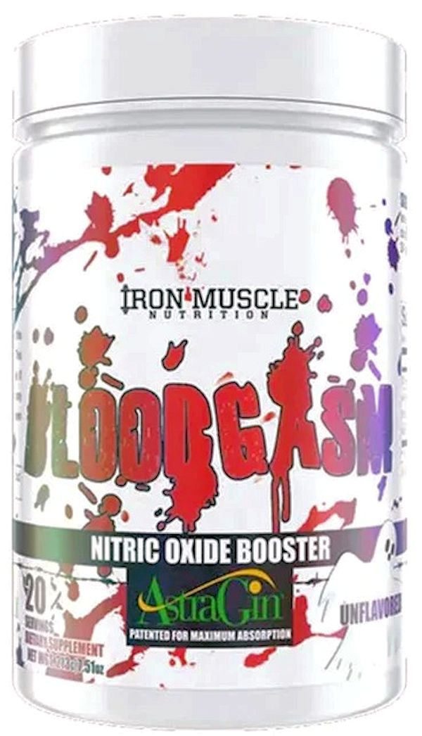 Iron Muscle Bloodgasm Stimulant Free Pre-Workout pumps