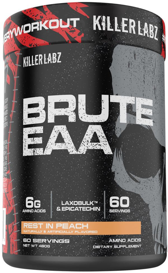Killer Labz Brute EAA Muscle Recovery 60 Serving|Pre-Workout|Bodyandfitness.com