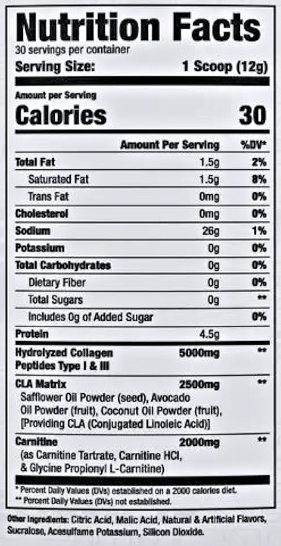 Alpha Prime Supplements C3 Collagen Carnitine+CLA|Fat Burner|Bodyandfitness.com