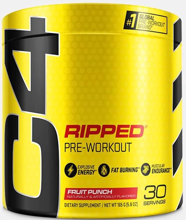 Cellucor C4 Ripped Pre-Workout 30 servings blue