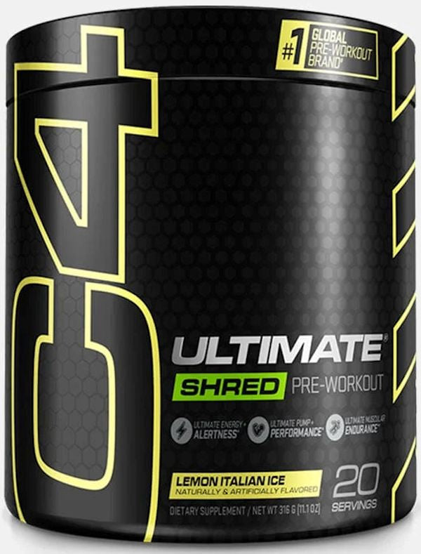 Cellucor C4 Ultimate Shred Lean Muscle Pre-Workout lemon

