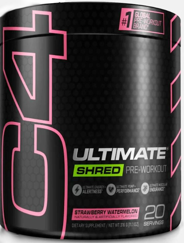 Cellucor C4 Ultimate Shred Lean Muscle Pre-Workout blue
