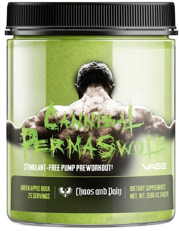Chaos and Pain Cannibal Permaswole Stim-Free Pump|Pre-Workout|Bodyandfitness.com